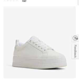 Aldo White Platform Sneakers